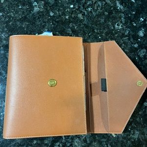 Erin Condren Camel A5 focused weekly planner ring agenda calendar